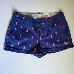 NWT. LOBSTER Print shorts. SO CUTE!